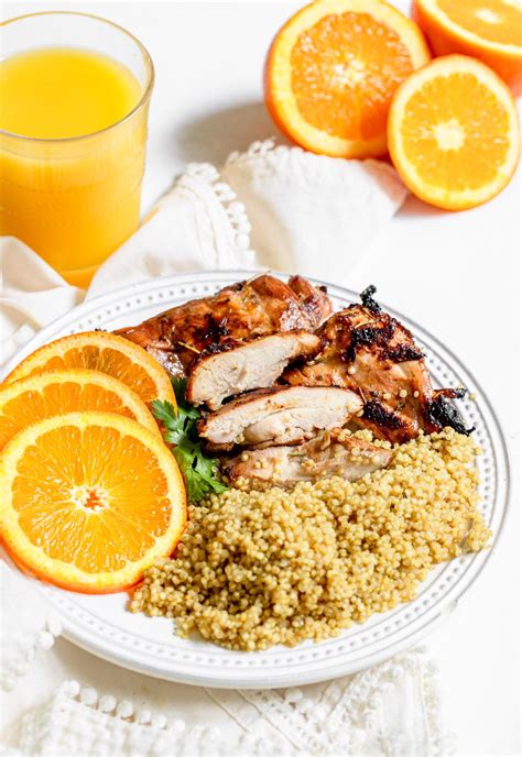 Add the orange juice and the chicken stock and stir to dissolve the sugar clumps. Easy Orange Juice Chicken Marinade (Grilled Orange Chicken ...