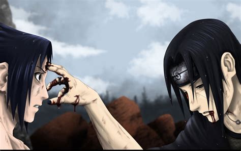 Wallpaper Uchiha Itachi, Naruto Anime, Uchiha Sasuke • Wallpaper For
