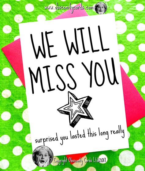 We Will Miss You Banner Printable