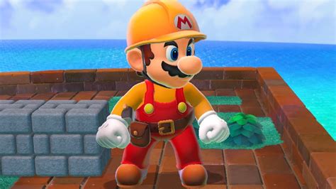 Builder Mario In Super Mario 3d World Youtube