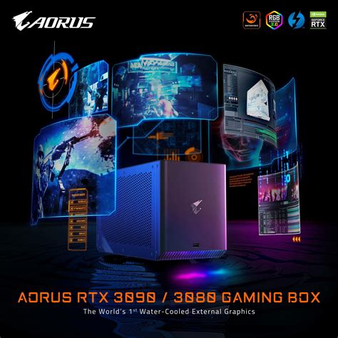 Gigabyte Unveils The Aorus Rtx 30903080 Gaming Box Featuring Built In