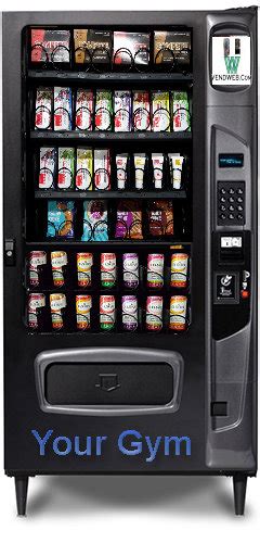 Meaning to apply machinery to, to make or form on or by the aid of a machine is from 1878. Gym And Fitness Vending Machines | Suppliments Vending ...