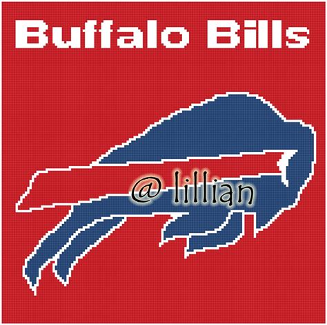 NFL BUFFALO BILLS Cross Stitch Pattern | Etsy