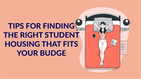 Tips For Finding The Right Student Housing That Fits Your Budget