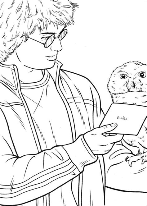 Harry Potter – Dibujos para imprimir y colorear | Colorear imágenes