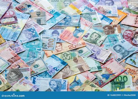 Money From Around The World Various Currencies Stock Image Image Of