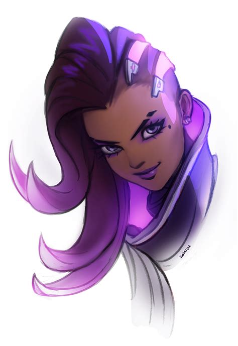 Overwatch Sombra Cute Art 2