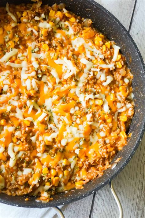 It's a rice dish made with ground beef, sautéed onions spanish rice can really mean different things to different people. One Pot Mexican Ground Beef and Rice - This is Not Diet ...