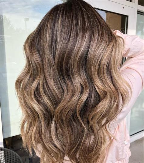 Dark brown hair with light blonde highlights. 50 Light Brown Hair Color Ideas with Highlights and Lowlights