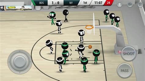 Stickman Basketball 2017 Android Gameplay 3 Youtube