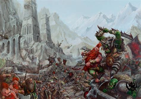 Fall Of Karak Eight Peaks Alex Boyd Warhammer Art Warhammer