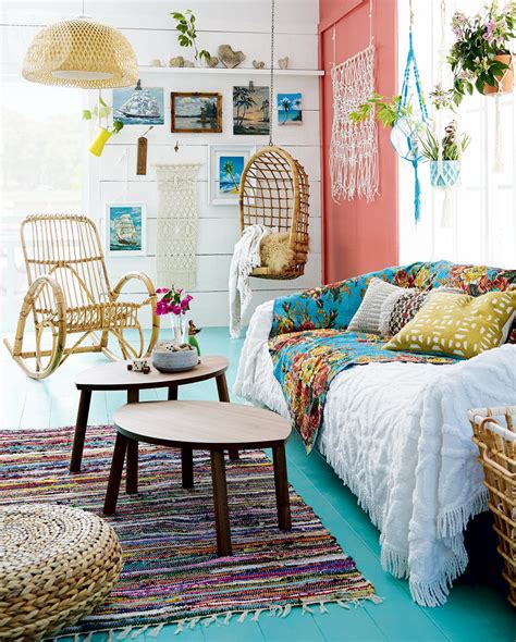 Highlow Colourful Boho Chic Cottage Sitting Room Style At Home