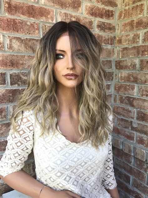 They flatter all skin tones, base hair shades, and eye colors. White Ash Blonde Balayage Lace front wig 14" 5171 | Blonde ...