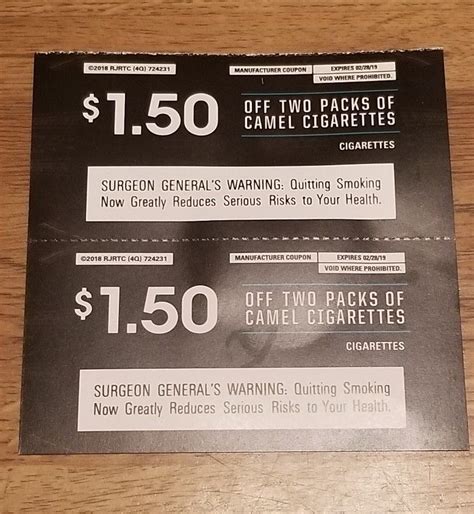 Free camel cigarette coupons february 2019. Pin on Coupons