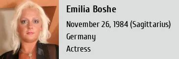 Emilia Boshe Height Weight Size Body Measurements Biography Wiki Age