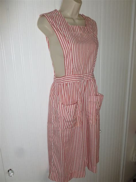 Vintage Candy Striper Dress Uniform Pinafore 1960 197 Gem