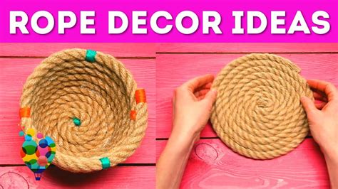 Home Decor Ideas With A Rope Diy Rope Crafts That Make Your Home Cozy