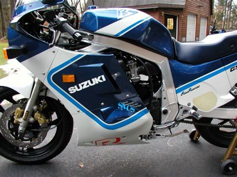 Suzuki engineers share these dreams, too, because the r1100 lacks little more than numberplates and safety wire to lookóand feelóright at home on any roadrace course in the world. Collection Worthy II: 1987 Suzuki GSXR 1100 - Rare ...
