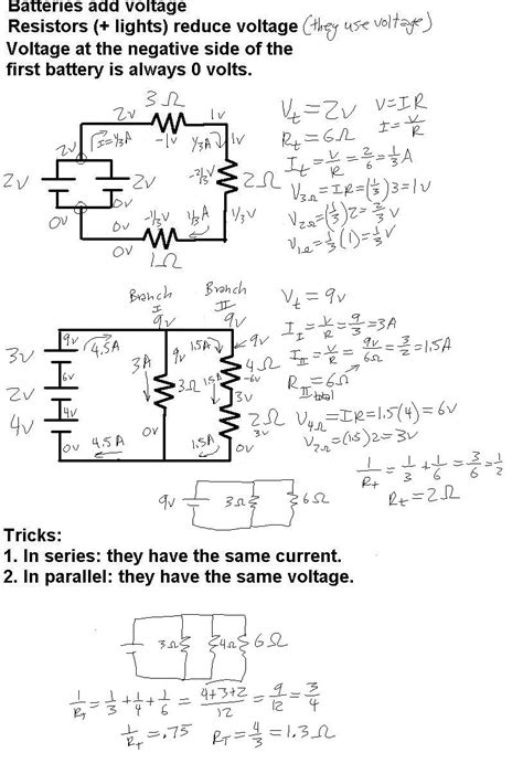 In a parallel circuit, electricity has more than one path to follow. Mr Murray's Website Electricity Notes