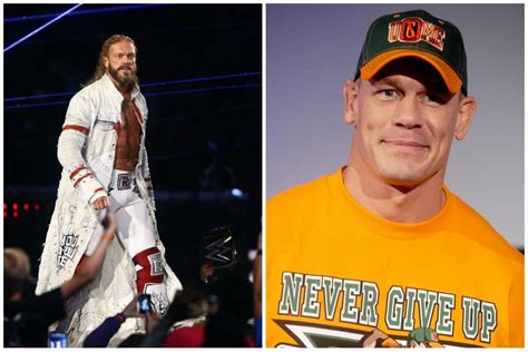 Days After John Cena Burst Into Tears For Him Edge Shares A Word