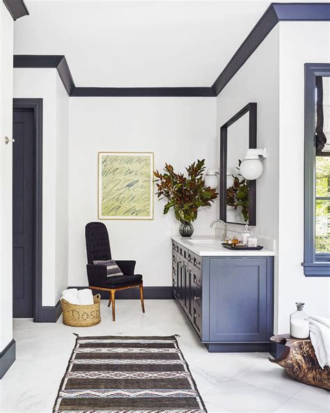 Best White Walls With Black Trim Basic Idea Home Decorating Ideas