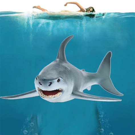 Simulation Shark Toy Figurine Toy Kids' Early Education Play Toy