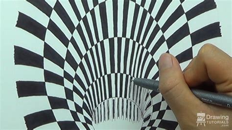 In our application, you will find detailed diagrams of how to make 3d drawing step by step easy. How To Draw A 3D Hole Optical Illusion | My Drawing Tutorials