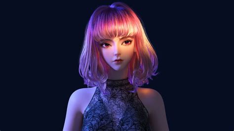 Find the best 4k anime wallpaper on getwallpapers. Beautiful, Anime, Girl, Pink Hair, 4K, #4.3058 Wallpaper