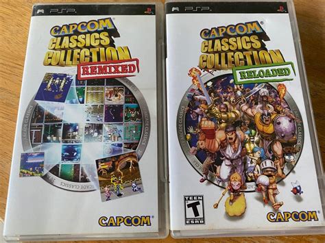 Psp Capcom Classics Collection Remixed And Reloaded Video Gaming Video Games Playstation On