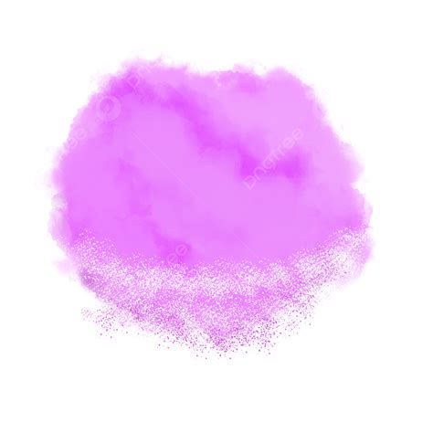 Purple Watercolor Cloud With White Glitter Purple Watercolor Cloud