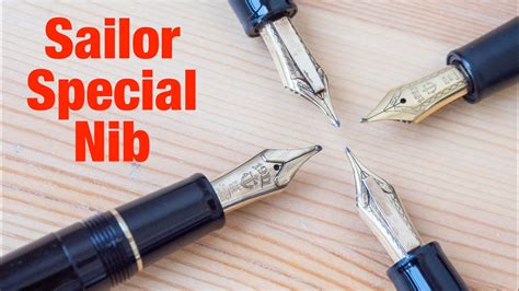 Sailor Special Nib New Vs Old Before 2016 Youtube