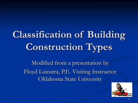 Ppt Classification Of Building Construction Types Powerpoint