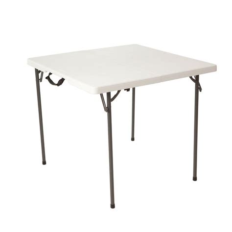 We did not find results for: Lifetime 34 in. Almond Plastic Fold-in-Half Square Folding Card Table-80480 - The Home Depot