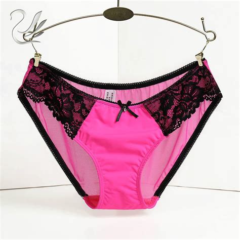 Women Sexy Lace Panties Seamless Cotton Breathable Underwear Hollow