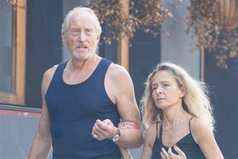 Charles Dance 73 Shows Off His Muscular Arms In A Vest On Day Out