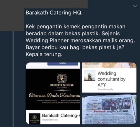 Dh boleh tutup hari ni kan. Senarai Wedding Planner & Katering Penipu! Baca Sebelum ...