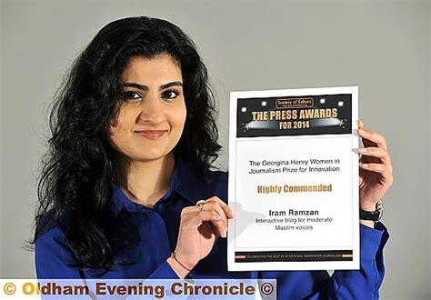 Oldham News News Headlines National Award For Chronicles Iram