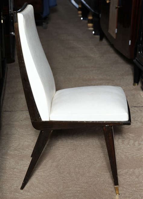 Mid century modern & contemporary dining chairs. Set 6 Mid Century Modern Walnut w/ White, Dining Chairs at ...