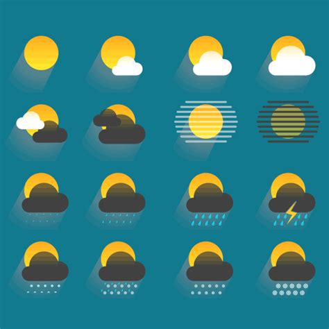 Animated Weather Icons  Behance Behance