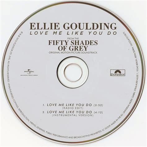 Goulding love me like you do — los últimos románticos. Love Me Like You Do (Original Soundtrack) - Ellie Goulding ...
