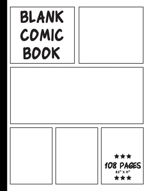 Comic Book Printable Template