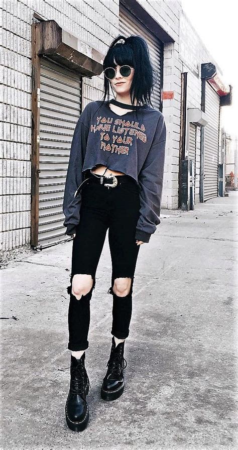 90s Grunge Aesthetic Fashion Style Inspired Looks Edgy Outfits