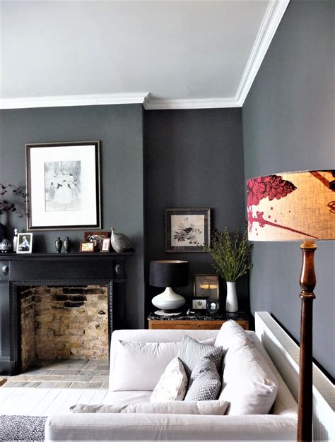 Decorating With Dark Colours Grey Lounge Grey Walls Living Room