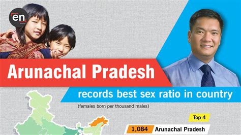 Arunachal Pradesh Records Best Sex Ratio In India Arunachal Pradesh