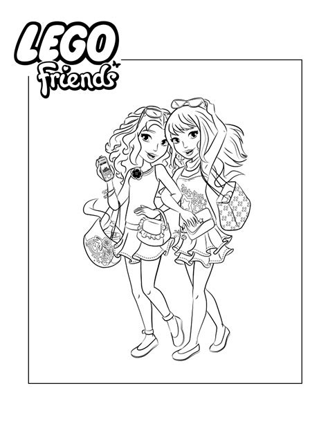 Thousands pictures for downloading and printing! Lego Friends Coloring Pages - coloring.rocks!