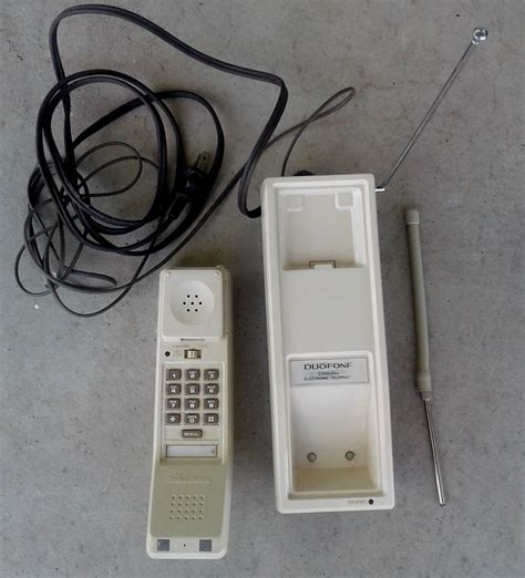 Vtg Radio Shack Cordless Telephone Duofone 43 544 W Antenna Vintage