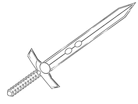 Sword Coloring Pages To Print