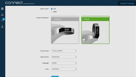 Click the 'rotation', 'enable rotation' button. Garmin Vivosmart HR tips and tricks