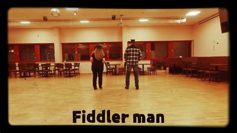 fiddler man line dance short demo youtube
