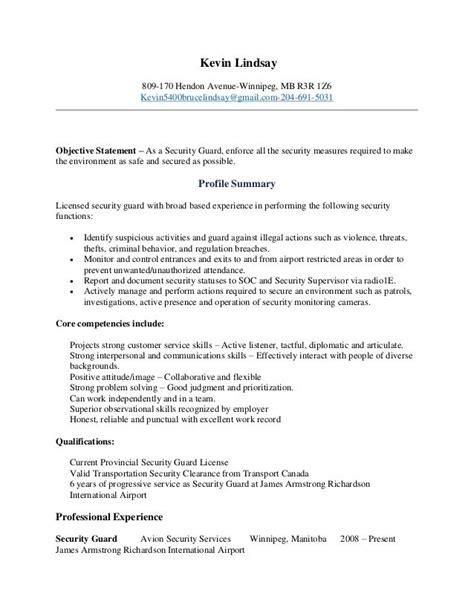 The professional summary is a branding statement or. Security Guard Resume in 2020 | Security resume, Resume ...